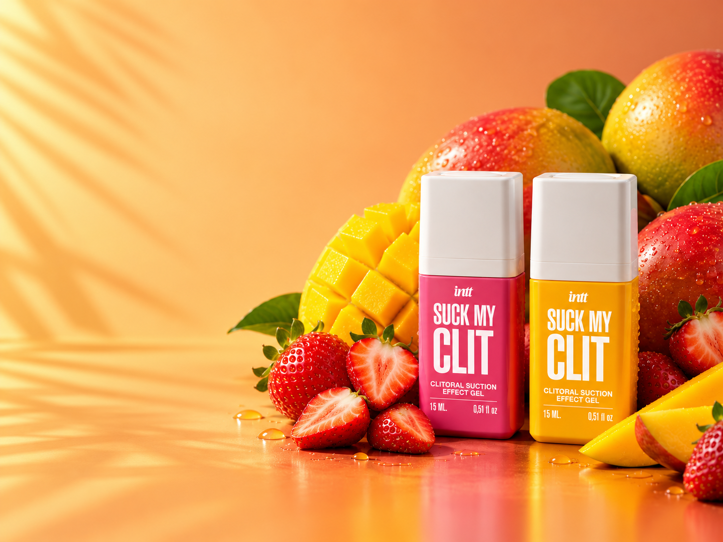 3 sensations, 2 flavours — 1 explosion of pleasure! — shop now — suck my clit